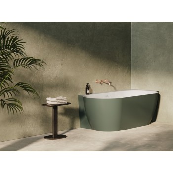 Vonia Freedom Corner II Tec 175x86 D, laisvai pastatoma, Grey Green/balta, sifono dangtelis baltos/juodos/chromo spalvos Vonia Freedom Corner II Tec 175x86 D, laisvai pastatoma, Grey Green/balta, sifono dangtelis baltos/juodos/chromo spalvos