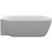 Vonia Freedom Corner II Tec 175x86 K, laisvai pastatoma, Smoke Grey/balta, sifono dangtelis baltos/juodos/chromo spalvos