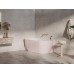 Vonia Freedom Corner II Tec 175x86 K, laisvai pastatoma, Alabaster Pink/balta, sifono dangtelis baltos/juodos/chromo spalvos