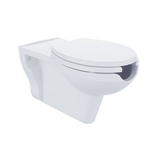 WC Safe Rim set, pakabinamas ant sienos, baltas