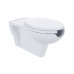 WC Safe Rim set, pakabinamas ant sienos, baltas