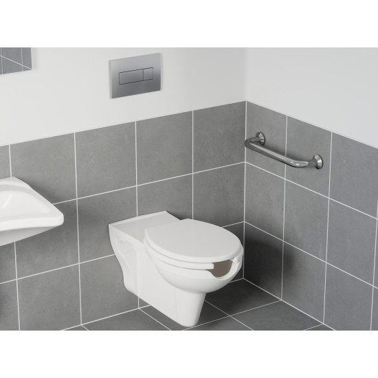 WC Safe Rim set, pakabinamas ant sienos, baltas