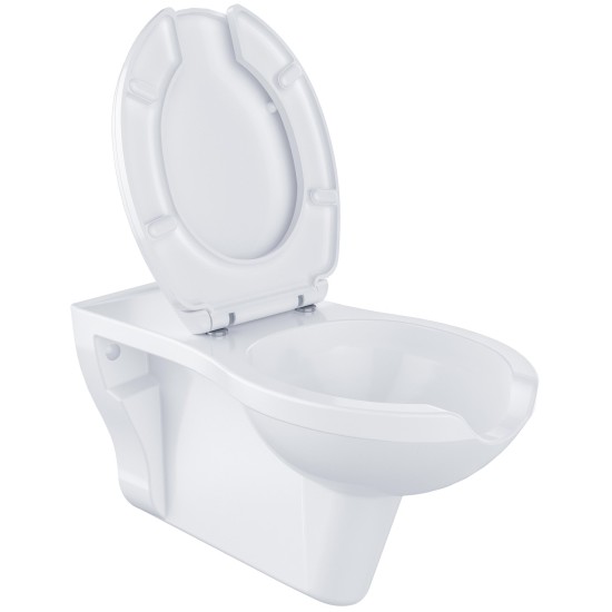 WC Safe Rim set, pakabinamas ant sienos, baltas