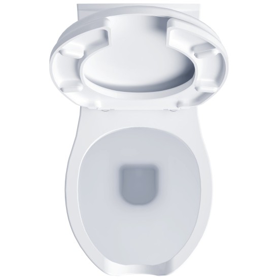 WC Safe Rim set, pakabinamas ant sienos, baltas