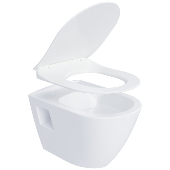 WC Endo RimOff pakabinamas tualetas, balta