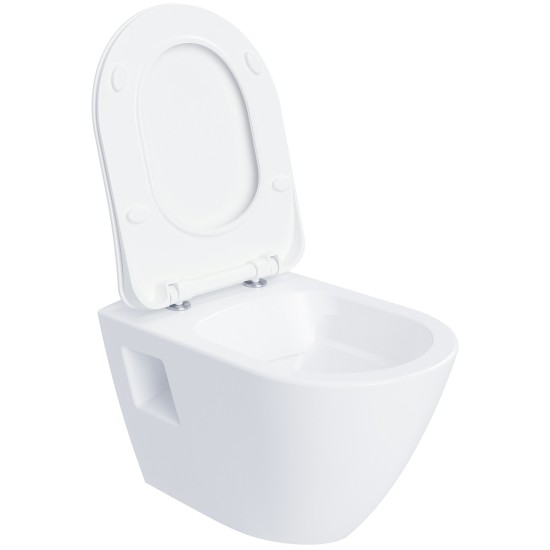 WC Endo RimOff pakabinamas tualetas, balta