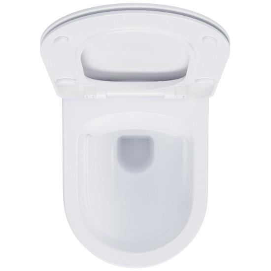 WC Endo RimOff pakabinamas tualetas, balta