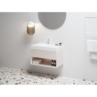 SD Lite 80 spintelė po praustuvu Alabaster Pink
