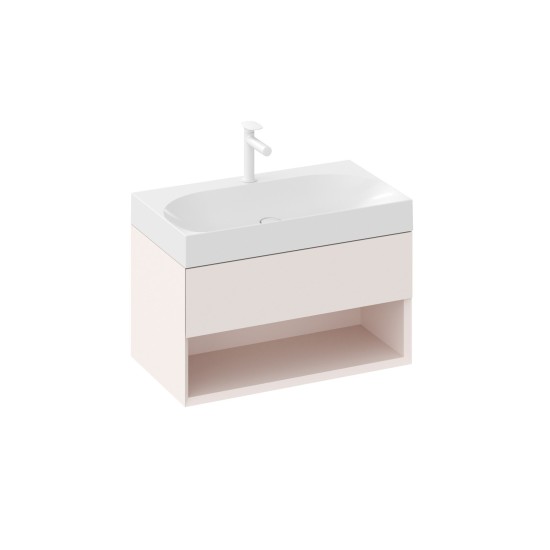 SD Lite 80 spintelė po praustuvu Alabaster Pink