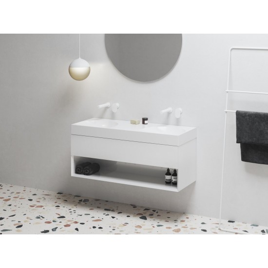 SD Lite 120 spintelė po praustuvu balta