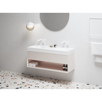 SD Lite 120 spintelė po praustuvu Alabaster Pink