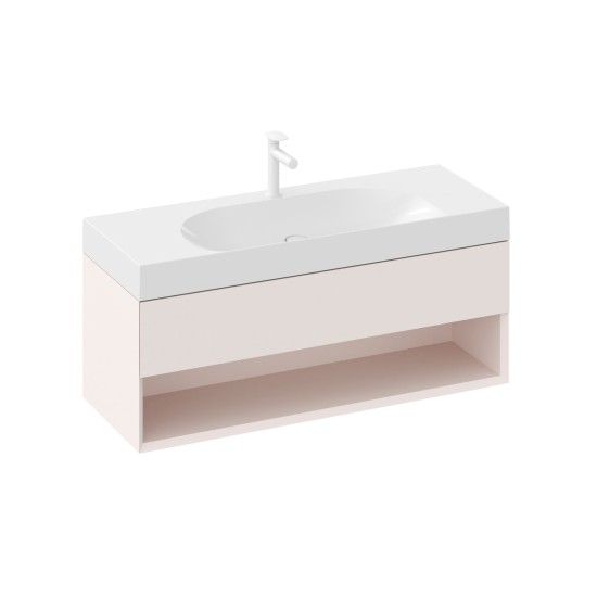 SD Lite 120 spintelė po praustuvu Alabaster Pink