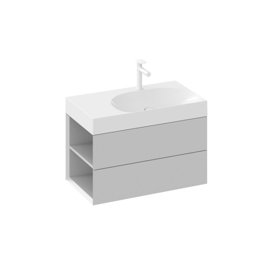 SD Lite 80 K spintelė po praustuvu Smoke Grey