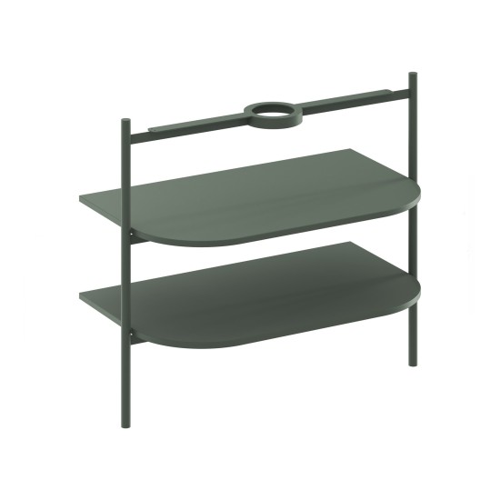 Spintelė po praustuvu CS Yard 80, Grey Green