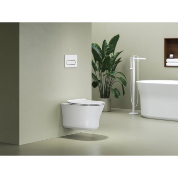 WC Ypsilon RimOff, pakabinamas, baltas WC Ypsilon RimOff, pakabinamas, baltas