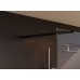 Walk-In Free Set 140, juoda+stiklas Transparent