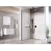 Walk-In Wall Set 60, juoda+stiklas Transparent