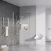 Walk-In Wall Set 60, chromas+stiklas Transparent
