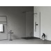 Walk-In Wall Set 120, juoda+stiklas Transparent