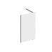 Walk-In Wall Set 160, juoda+stiklas Transparent