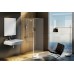 Walk-In Corner Set 110x80, chromas+stiklas Transparent
