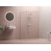 Walk-In Corner Set 110x80, balta matinė+stiklas Transparent