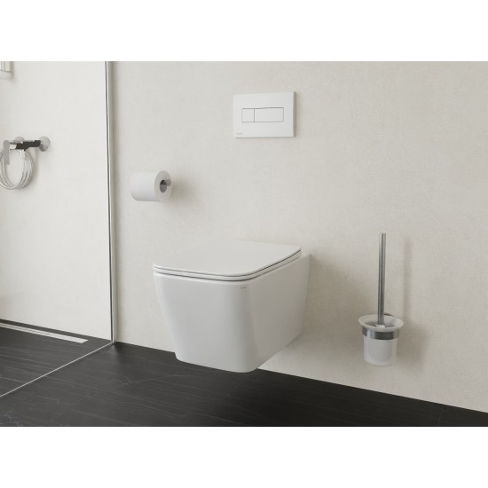 WC Classic II/Natural RimOff set, pakabinamas ant sienos, baltas