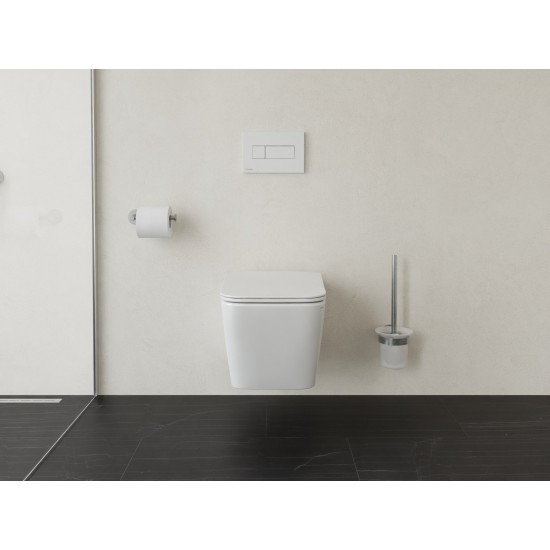 WC Classic II/Natural RimOff set, pakabinamas ant sienos, baltas