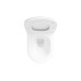 WC Flow RimOff set, pakabinamas ant sienos, baltas