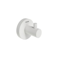 KN 110.10WHM Kabliukas, matinės baltos spalvos