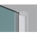 COSD1-80 baltas matinis+stiklas Transparent