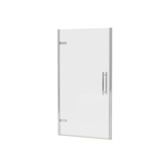 COSD1-80 baltas matinis+stiklas Transparent