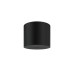 989.20BLM Galvos dušas, cilindro formos 245 mm, spalva matinė juoda