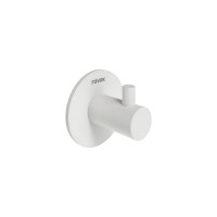 KN 111.10WHM Lipnus kabliukas, matinės baltos spalvos