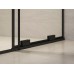 ROWI 140, juodas+stiklas Transparent