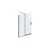 ROWI 140, juodas+stiklas Transparent