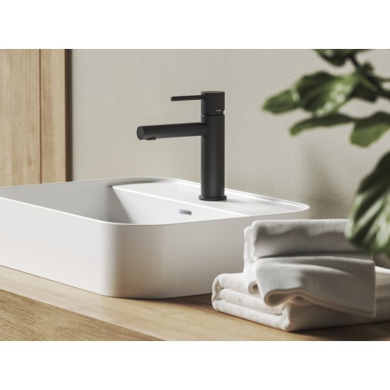 NX 014.20BLM Praustuvo maišytuvas 190 mm, be dugno vožtuvo, matinės juodos