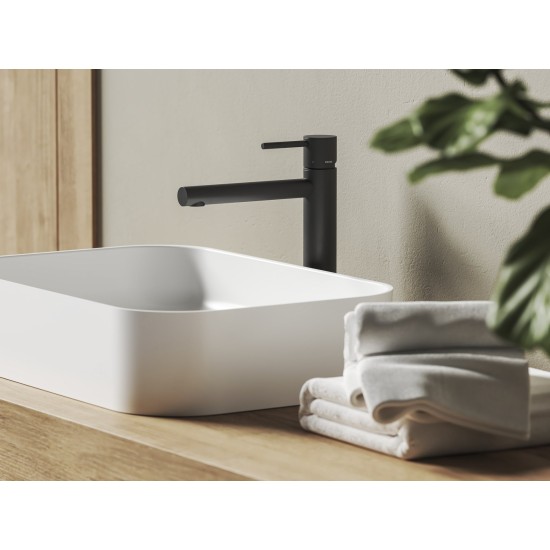 NX 015.20BLM Praustuvo maišytuvas 280 mm, be dugno vožtuvo, matinės juodos