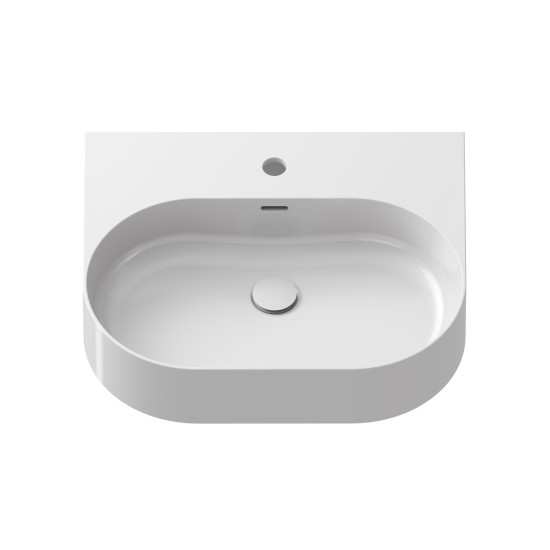 Keraminis praustuvas Ceramic Slim Wall O 55 N, baltas