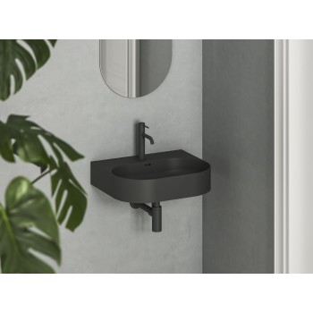 Keraminis praustuvas Ceramic Slim Wall O 55 N, matinės juodos
