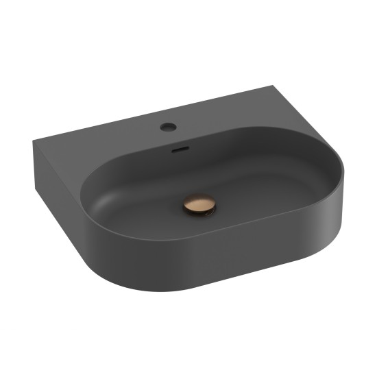 Keraminis praustuvas Ceramic Slim Wall O 55 N, antracitas