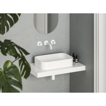 Keraminis praustuvas Ceramic Slim R 55, baltas matinis