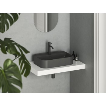 Keraminis praustuvas Ceramic Slim Shelf R 55, antracitas Keraminis praustuvas Ceramic Slim Shelf R 55, antracitas