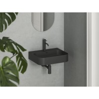 Keraminis praustuvas Ceramic Slim Wall R 55 N, matinės juodos