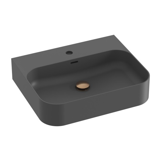 Keraminis praustuvas Ceramic Slim Wall R 55 N, antracitas