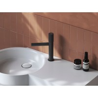 RV 012.20BLM Praustuvo maišytuvas 220 mm be dugno vožtuvo, spalva matinė juoda