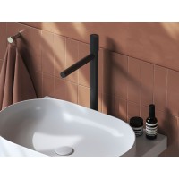 RV 015.20BLM Praustuvo maišytuvas 375 mm be dugno vožtuvo, spalva matinė juoda