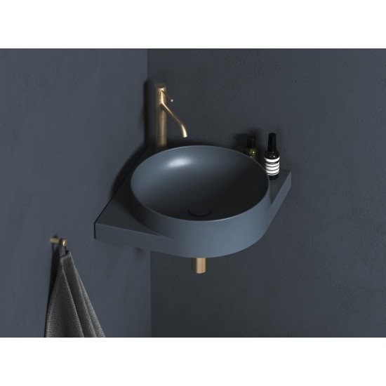 Stacionari praustuvo sifono galvutė Flat, Deepsea Blue