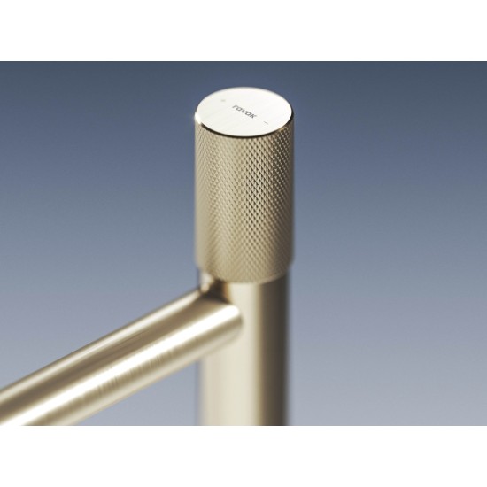 RV 012.60CH Praustuvo maišytuvas 220 mm be dugno vožtuvo, spalva champagne