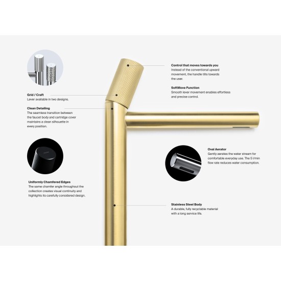 RV 012.60CH Praustuvo maišytuvas 220 mm be dugno vožtuvo, spalva champagne